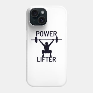 Strongmen Powerlifter Bodybuilder in black Phone Case