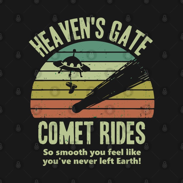 Heaven's Gate Comet Rides by DrawingBarefoot