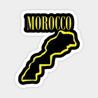 Vibrant Morocco Africa: Unleash Your 90s Grunge Spirit! Magnet