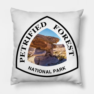 Petrified Forest National Park shield Pillow