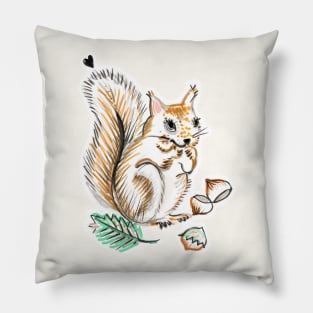 Cute squirrel Pillow