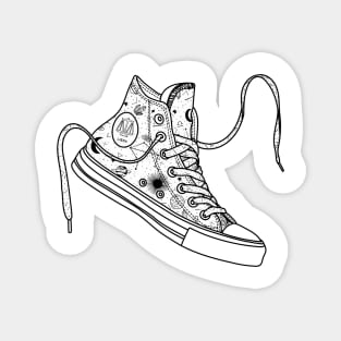 Libra High tops - Black &amp; white Magnet