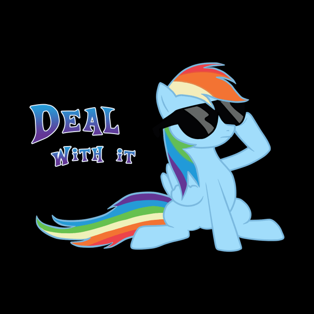 My Little Pony - Rainbow Dash - Deal With It by Kaiserin