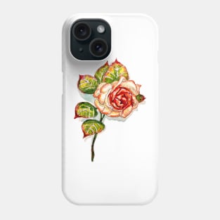 Watercolor Rose Phone Case