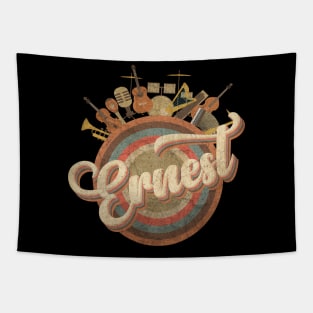 Music Tour Vintage Retro // Ernest Keith Smith Tapestry