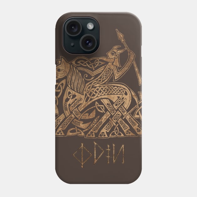 Odin Entering Valhalla on Sleipnir Phone Case by celtichammerclub