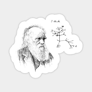 Evolution Theory Charles Darwin Magnet