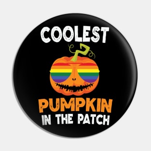 Coolest LGBT Pumpkin in the patch Pin