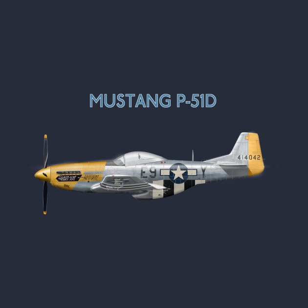 Mustang P51D Heaven Sent Hell Bent by Spyinthesky