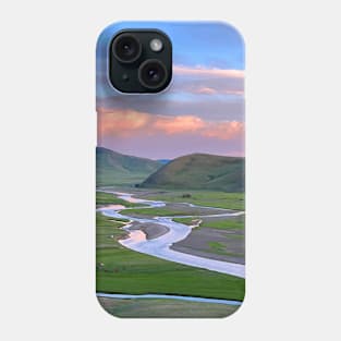 Sunset River Serenity Landscape Scenery Phone Case