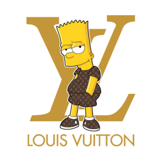 LOUIS VUITTON BART SIMPSON - Louis Vuitton Bart Simpson - T-Shirt | TeePublic