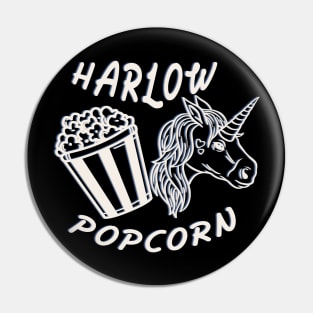 Harlow And Popcorn Funny Popcorn The Pony Pin