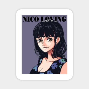 Nico Robin One Piece Fashion Magnet