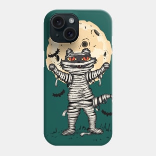 Cat Mummy in Halloween Phone Case