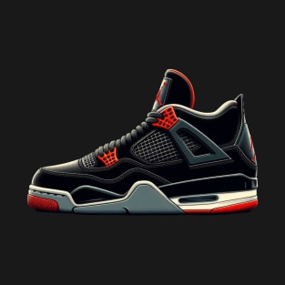 Michael Jordan Retro 4 Bred T-Shirt