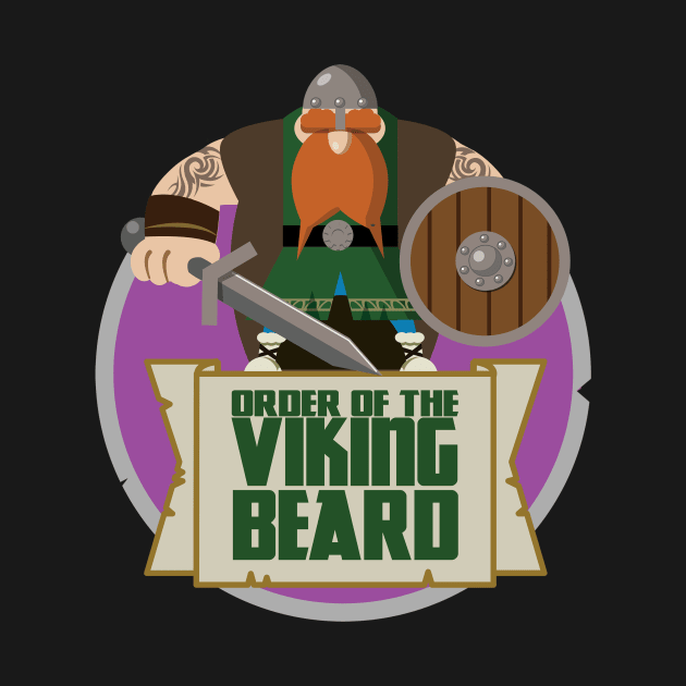 Order of the Viking Beard by Nik Afia designs