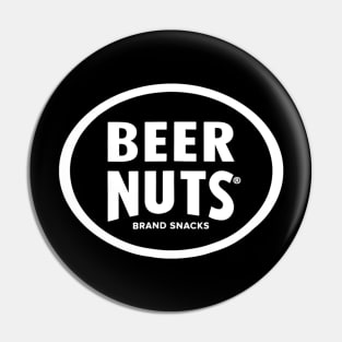 BEER NUTS  Classic White Logo TShirt Graphic gym Pin