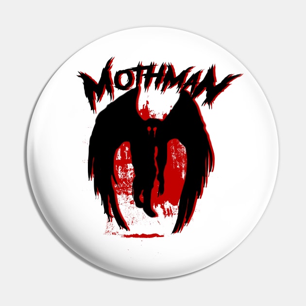 Mothman the lagend of moth Pin by Dami BlackTint