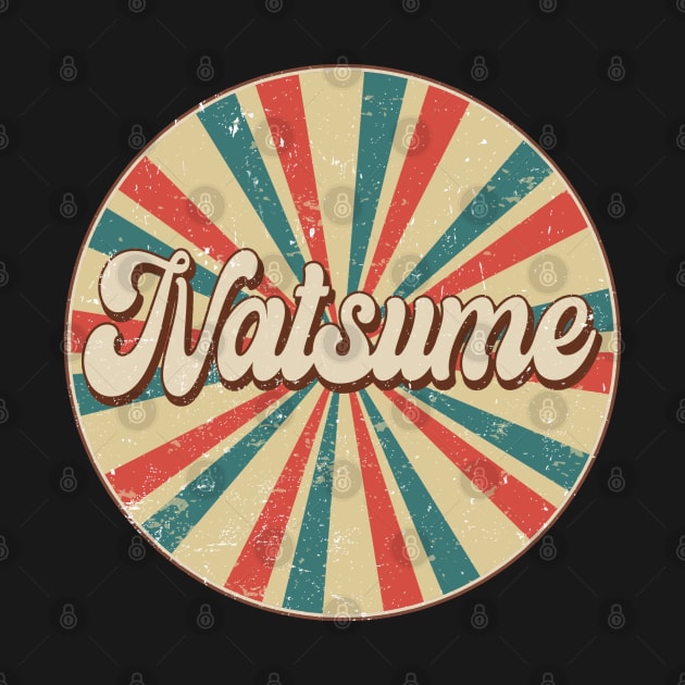 Circle Design Natsume Proud Name Birthday Anime by Amir Dorsman Tribal