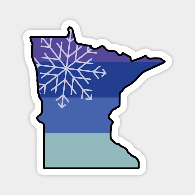 Minnesota State Vibes Magnet by dvdnds