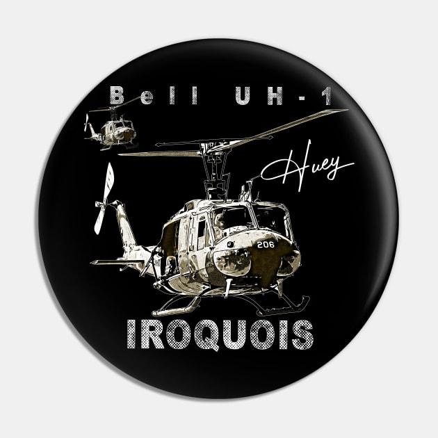 Bell UH-1 Iroquois helicopter Pin by aeroloversclothing