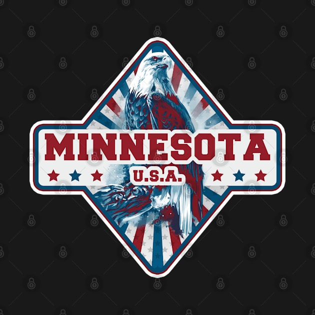 State of Minnesota american eagle by SerenityByAlex