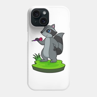 Racoon Darts Dart Phone Case