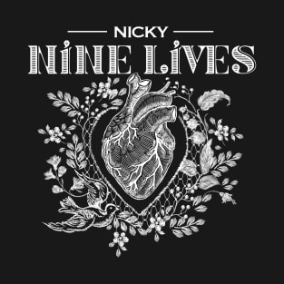 Nicky Nine Lives Heart T-Shirt
