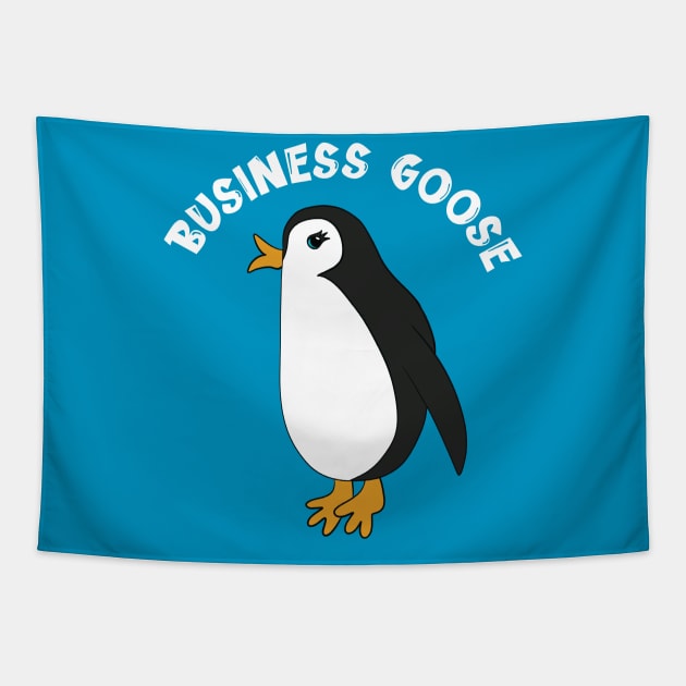 Business Goose Tapestry by Alissa Carin