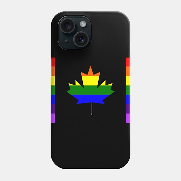 LGBT Rainbow Flag Gay Pride Canada Phone Case by nevilleanthonysse