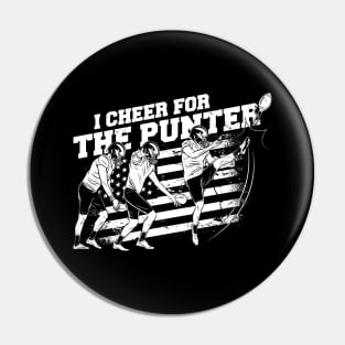 Punter's Sideline Cheer Pin