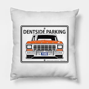 Dentside Truck Parking Sign Pillow