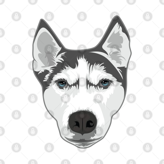 Husky Dog by Rise And Design