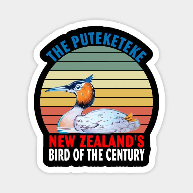 The Puteketeke New Zealand's Bird of the Century Magnet by Spit in my face PODCAST