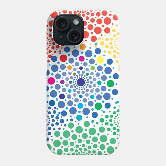 Circles Mandala 4 Phone Case by B&K