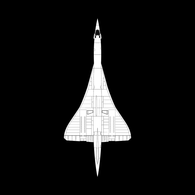 Concorde Jet Passenger Aircraft Airplane Plane by BeesTeez