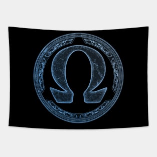 Omega Symbol Tapestry