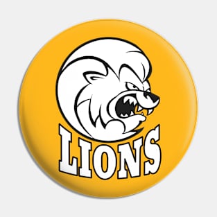 Lions mascot Pin