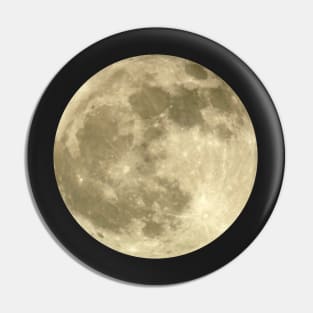 Glowing Full Moon Pin