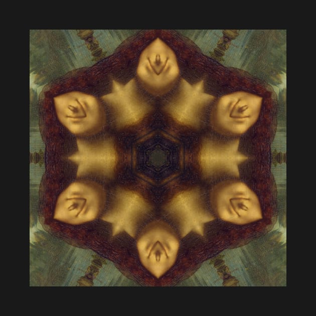 Mandalisa Kaleidoscope Pattern (Seamless) 7 by Swabcraft