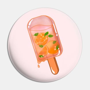 Fresh Orange Ice Pop Pin