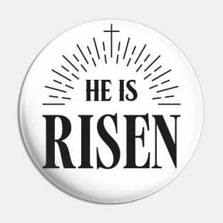 He is risen Cross Pin