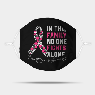 In This Family No One Fights Alone Mask - in this family no one fights alone by Business Night T-shirt