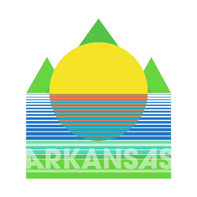 Neon Arkansas by rt-shirts