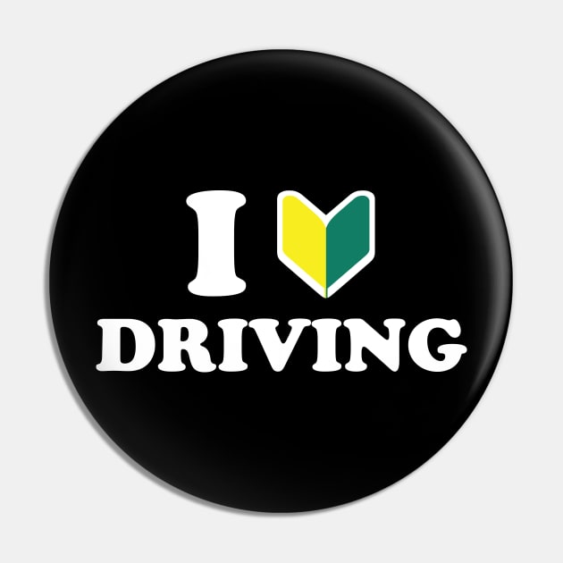 I Wakaba [Heart/Love] Driving Pin by tinybiscuits