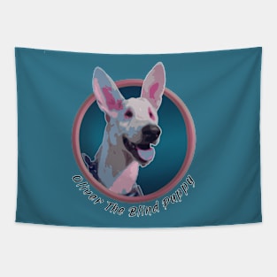 Oliver The Blind Puppy Tapestry