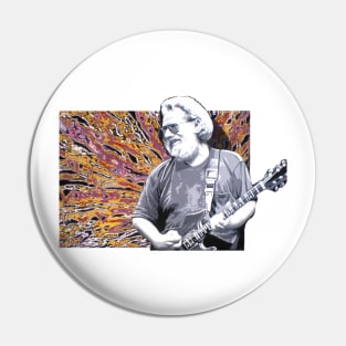 JERRY GARCIA Pin