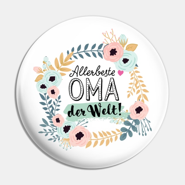 Allerbeste Oma der Welt Geschenk Pin by BetterManufaktur