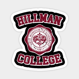 Hillman College 1881 // Vintage Magnet