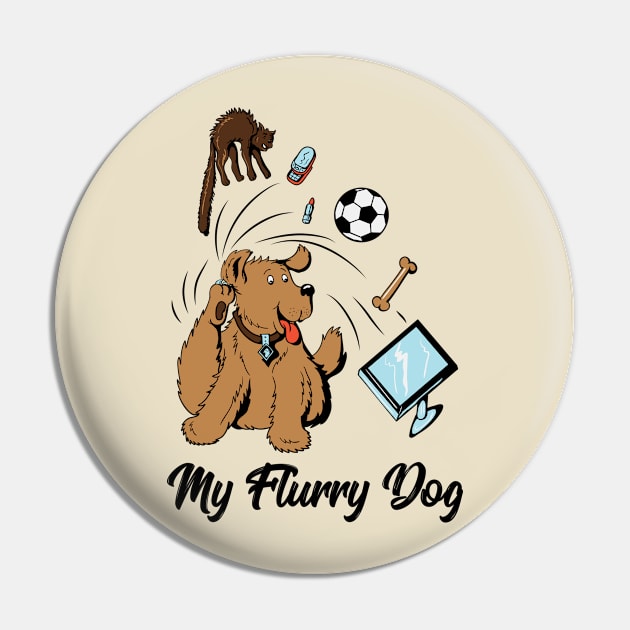 Funny pet Pin by ReignGFX